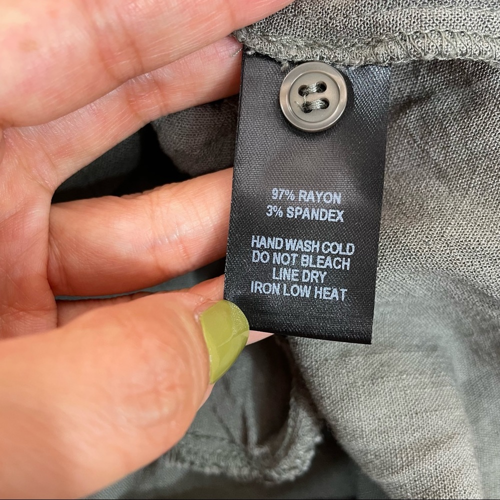 Lulus Olive Green Button Down Shirt Dress - Picture 7 of 10
